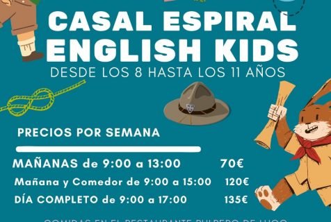 CASAL ESPIRAL ENGLISH KIDS / 8 a 11 años